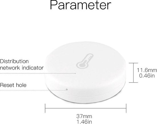 Hihome Zigbee Temperature & Humidity sensor