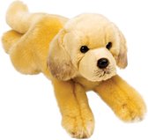 Pluche knuffel dieren Labrador hond 30 cm - Speelgoed knuffelbeesten - Honden soorten