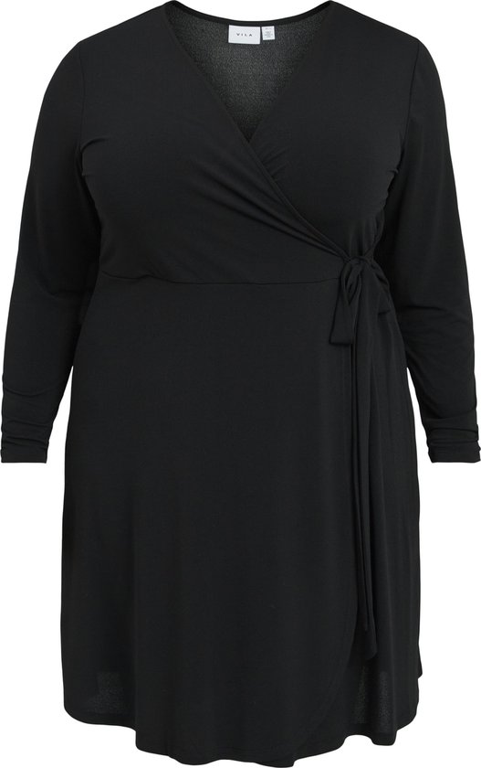 VIBORNEO L/S WRAP DRESS/SU/CUR - NOOS