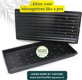Eat Your Microgreens - 1020 Shallow Tray with holes - Kweekbak Zaaitray met gaten - Microgroenten