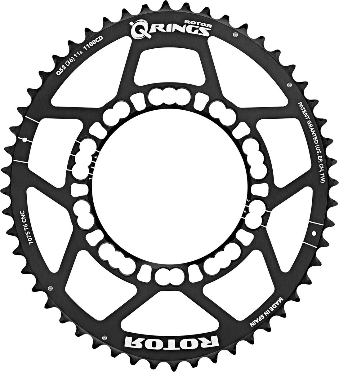 Rotor QRings compact 110BCD buiten/binnenblad
