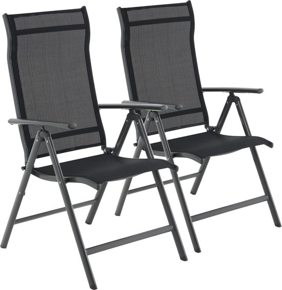 instinct lamp Zuidoost Tuinstoelen - klapstoelen - outdoor stoelen met robuust aluminium frame -  rugleuning... | bol.com