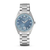 FAVS Horloge - Blauw (kleur kast) - Blauw bandje - 0 mm
