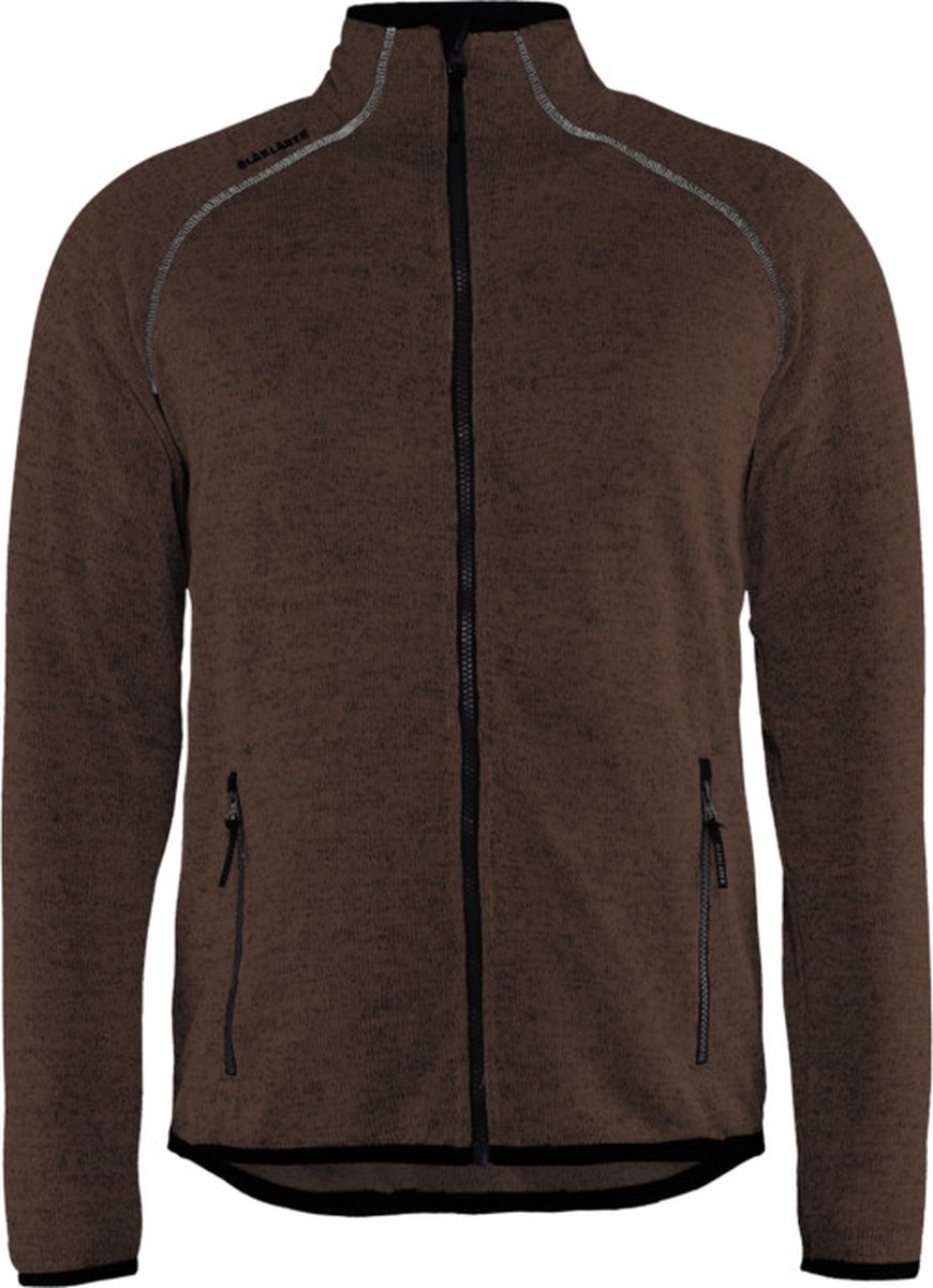 Blåkläder 4942-2117 Gebreid vest Bruin/Zwart maat M
