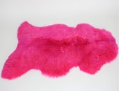 Texelse Schapenvacht - Knal Roze - 100% Echte Schapenvachten Vloerkleed van Texel