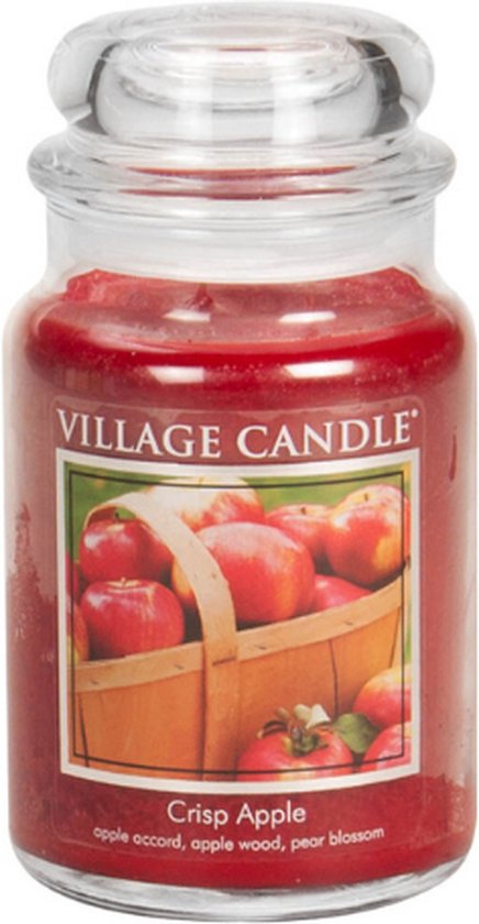 Village Candle Large Jar Crisp Apple