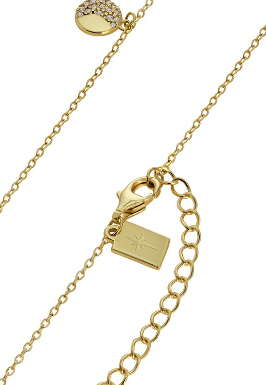 Stardust by Life of Yvonne Moon Phase 14gold necklace - Stardust