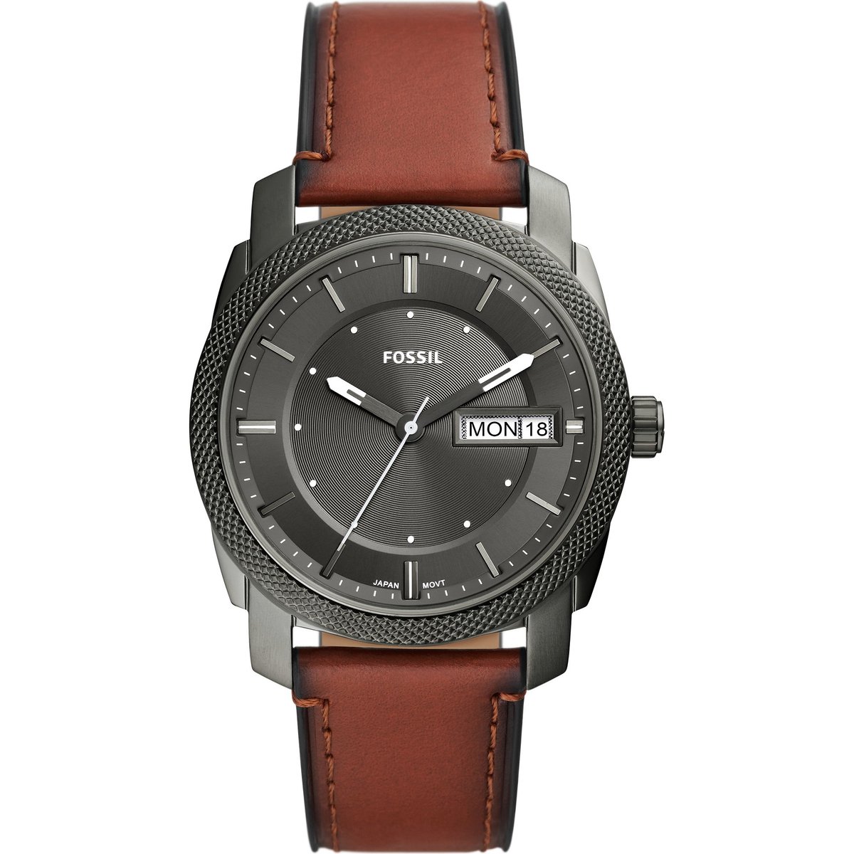 Fossil Machine FS5900 Herenhorloge 42 mm - Bruin