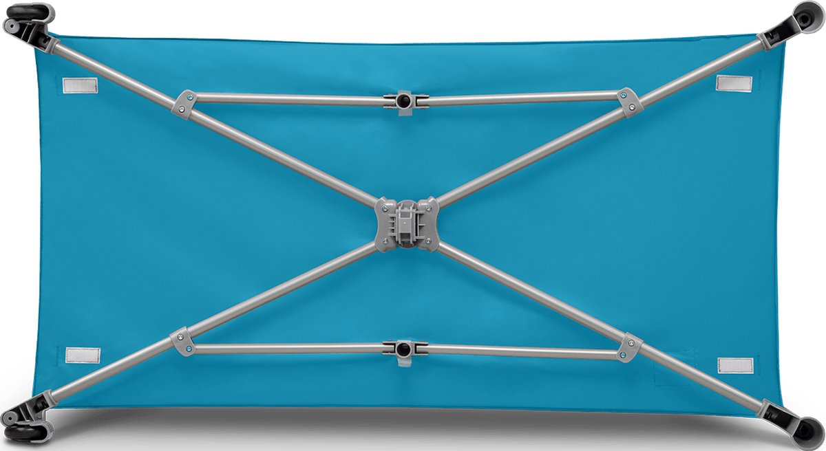 Campingbedje 3 in 1 - Baby Bed / Inklapbare Box / Reisbedje - 60x120 cm - 0-36 maanden / tot 15 kg - MET comfort MATRAS - Zij-ingang met rits - Wielen - Transporttas - Lionelo Stefi Babybed Babybox Ledikant thumbnail 3