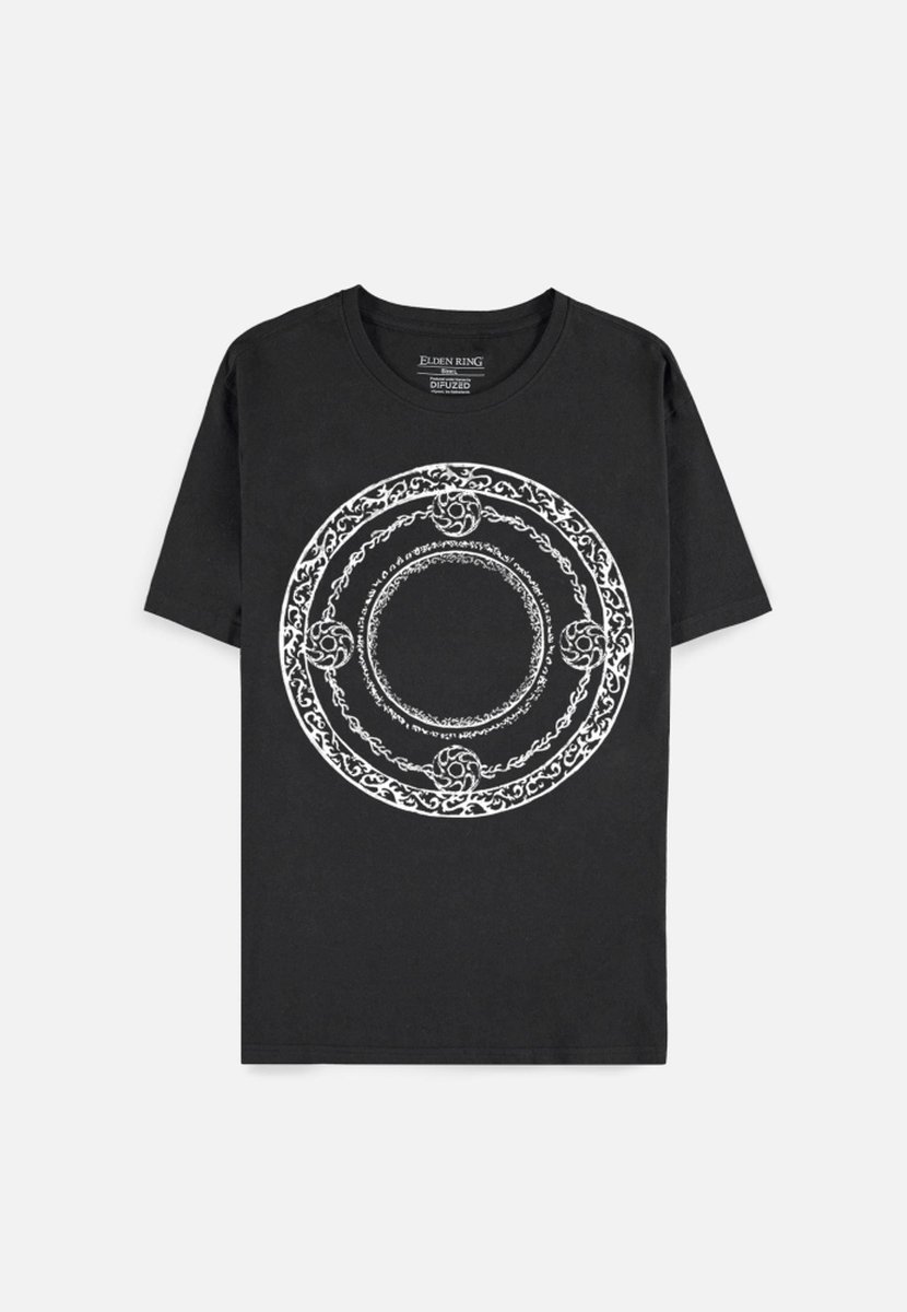 Elden Ring Heren Tshirt -S- Graphic Art Insignia Zwart