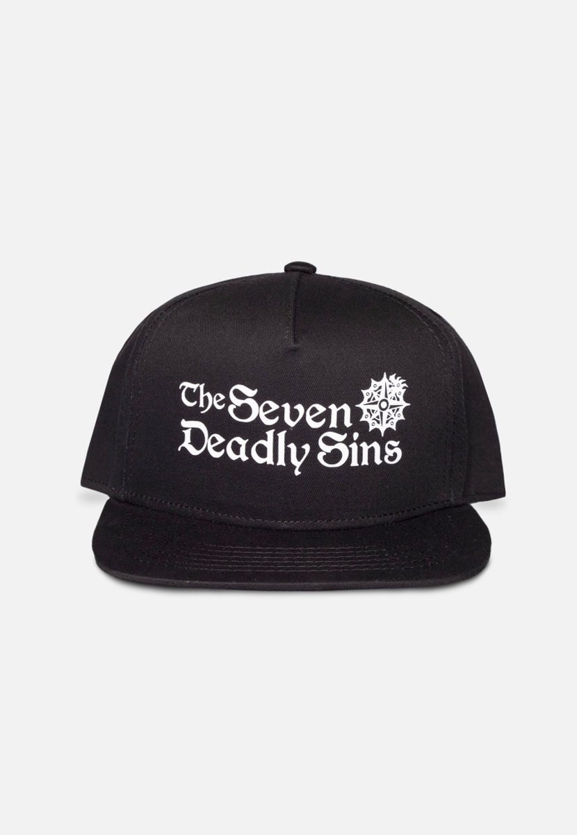 The Seven Deadly Sins Snapback Pet Logo Zwart