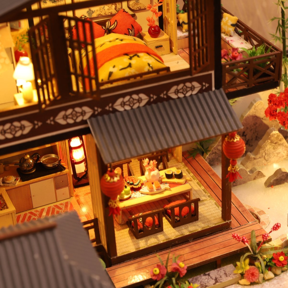 Kimbo Dollhouse miniature - 1:24 - Maquette en Maquettes synthétiques -  Assemblage de