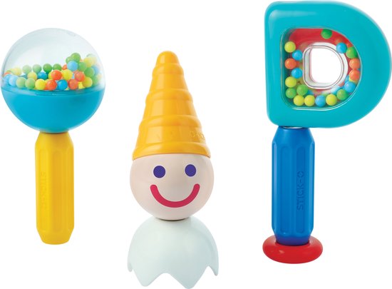 Stick-O Pop Friends Set - Magnetisch Bouwspeelgoed - 10-delig - Montessori Speelgoed - vanaf 18 maanden