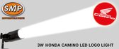 SMP - LED logo light HONDA CAMINO - 3 W LED lamp met projectielogo en ophangbeugel - Leuk voor garage of mancave