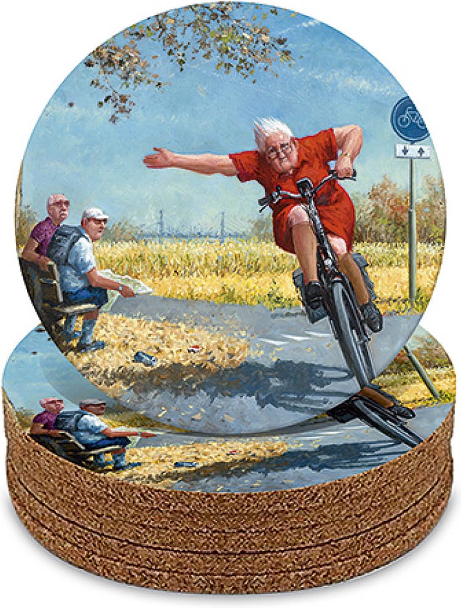 Onderzetters - Marius van Dokkum - Turbo - 6 stuks