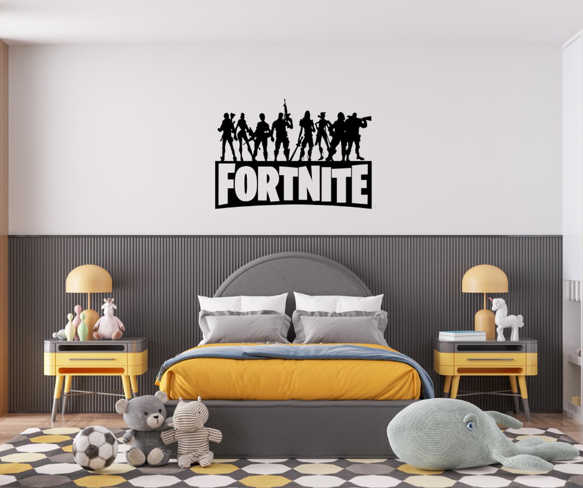 Sticker Muursticker Fortnite - Chambre Enfant - Chambre Garçon - Décoration  Décoration