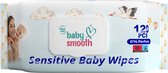12 x 120pcs -Baby Smooth Sensitive Perfume Free 120pcs Baby Doekjes - billendoekjes - wet wipes.