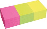 Info Notes - Brilliant sticky notes - 50 x 40 mm - assorti - 12 blok - 80 vel - IN-5653-39