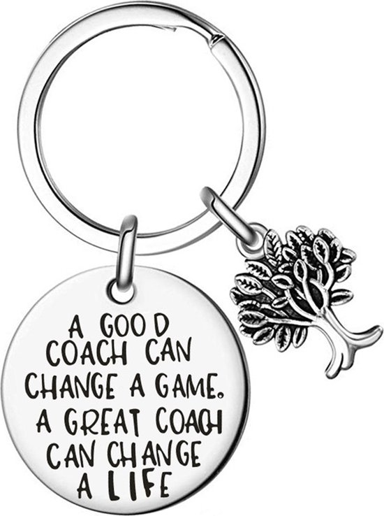 Coach sleutelhanger en levensboom cadeau - bedankje - een coach kan je leven veranderen