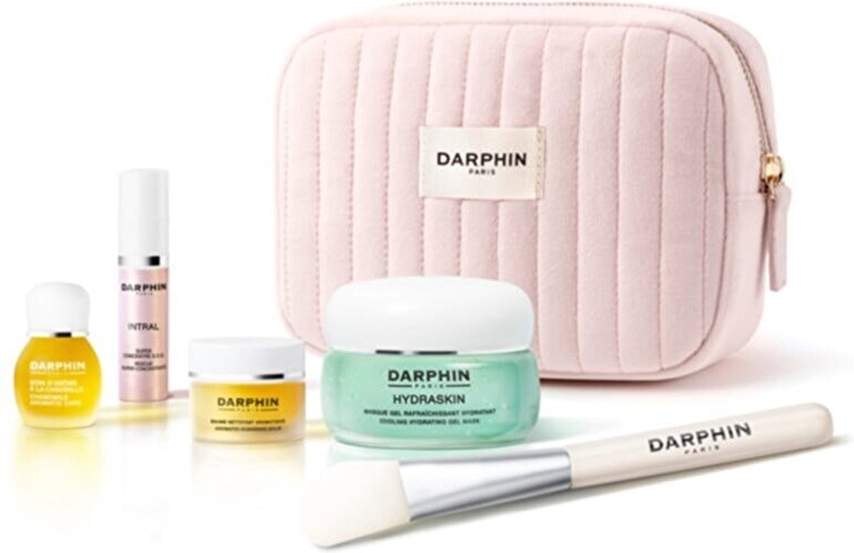 Darphin Paris self-care gift set 6 pcs mask 50 ml + Super Concentrate + mask borstel