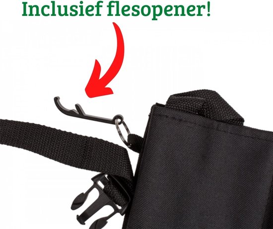 Bierflessenhouder van echt leer als cadeau voor Vaderdag, cadeau-idee voor mannen, bierhouder, verjaardagscadeau voor een vriend