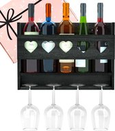 Wijnrek - premium kwaliteit standaard voor wijn - past op veel flessen - perfect voor het bewaren van flessen wijn
