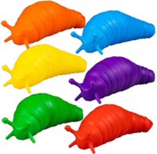 Fidget Slug - uni kleur - Ani-Stress Fidget Toy | bol.com