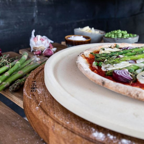 Boska Pizzasteen Deluxe L - voor Oven & BBQ - Knapperige pizza's - Ø 35 cm - BBQ Accessoires