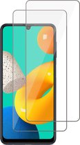 Screenprotector geschikt voor Samsung Galaxy M32 5G - Gehard Glas Beschermglas Tempered Glass Screen Protector - 2 Stuks