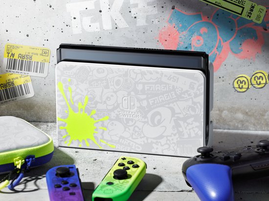 Nintendo Switch OLED Splatoon 3 Edition - 7 inch scherm - 64 GB