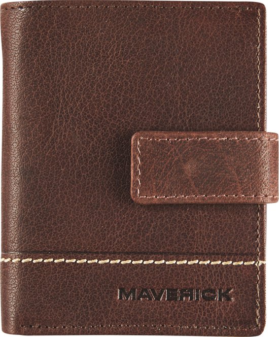 Maverick rough gear - pasjeshouder - creditcardhouder - compact - RFID - bruin