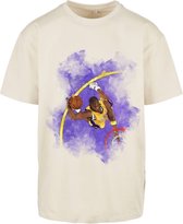 Mister Tee - Basketball Clouds 2.0 Oversize Heren T-shirt - L - Beige