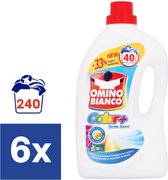 Omino Bianco Color+ Lessive Liquide - 6 x 2 l (240 lavages)