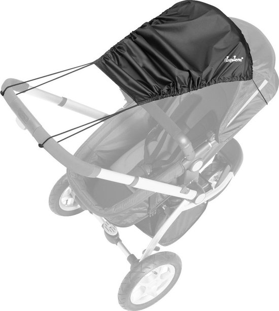 Playshoes zonnescherm Kinderwagen - Zwart van Playshoes. — afbeelding 2