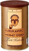 Turkse Koffie Kurukahveci Mehmet Efendi 250 gr. - Gemalen Koffie - Turkish Coffee - Türk Kahvesi - Turk Kahvesi