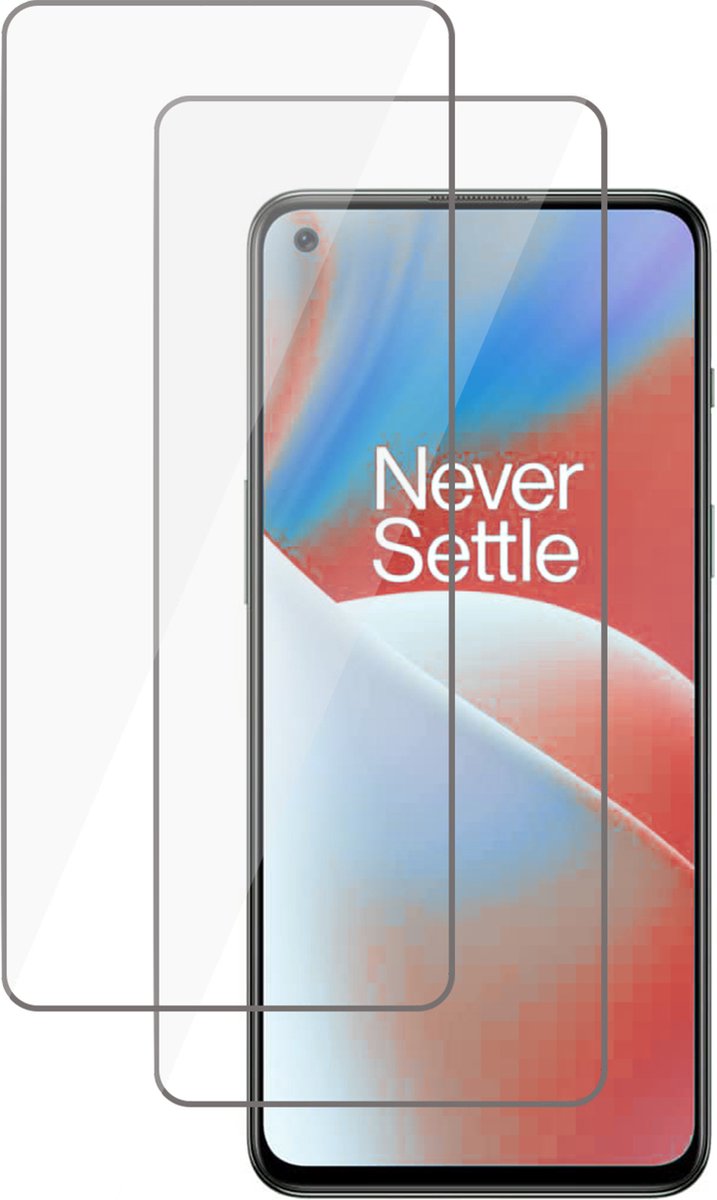 Screenprotector geschikt voor OnePlus Nord 2T - Tempered Glass Screen Protector - 2 Stuks