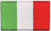 Drapeau italien - Écusson thermocollant - Application thermocollante - Emblème thermocollant