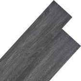 vidaXL - Vloerplanken - niet-zelfklevend - 4,46 - m² - 3 - mm - PVC - zwart