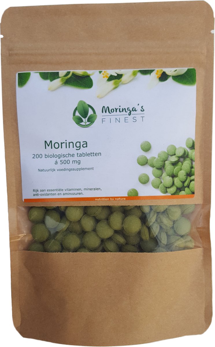 Goedkoopste Moringa tabletten 500mg - Moringa's Finest