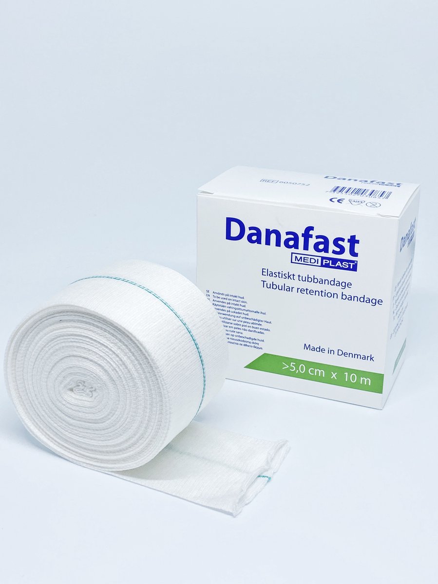 Goedkoopste Danafast Buisverband Single-way stretch 5.5cm x 10m - voeten, handen, armen en kleine benen