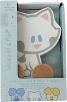 Woezel en Pip Baby Houten Wielfiguren Buurtpoes