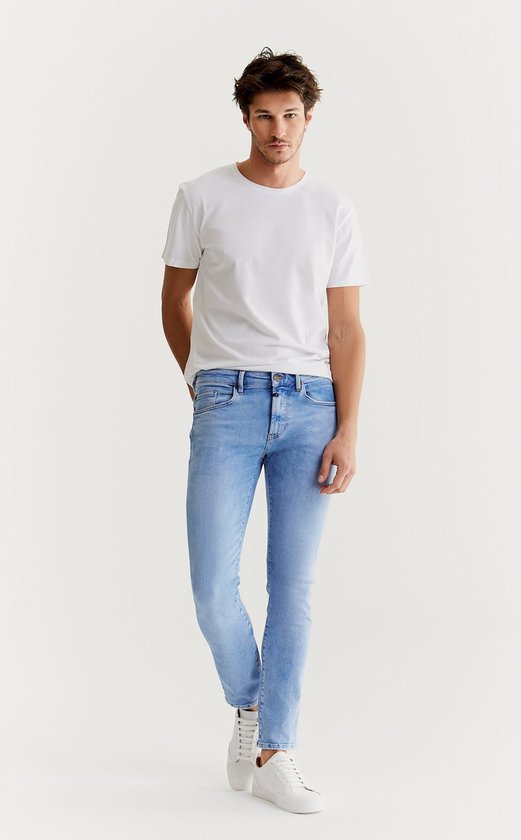 COJ - LEO - Heren Slim-fit Jeans - Light Blue | bol.com