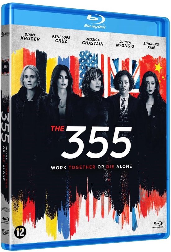 Blu-ray hoes van 'The 355' met Diane Kruger, Penélope Cruz, Jessica Chastain, Lupita Nyong'o en Bingbing Fan.