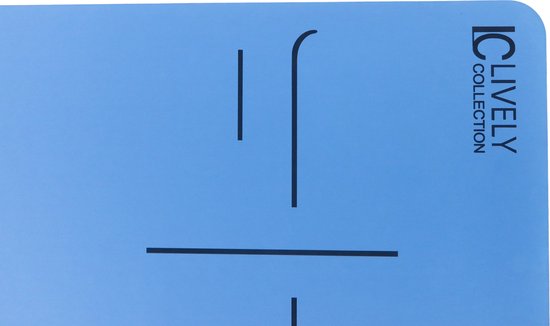 yoga mat -natuurlijk rubber - bio yogamat PU yogamat -ashtanga mat - pro grip - 183 cm x 81 cm x 4mm - petrol blauw van Koala Eco — afbeelding 5