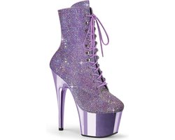 Pleaser - ADORE-1020CHRS Plateau Laarzen, Paaldans schoenen - US 10 - 40 Shoes - Paars