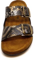 Rohde Dames Slipper - 5858-38 Bronze/Cobraprint - Maat 38