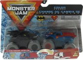Monster Jam 1:64 Die-cast Color Change 2-pack Batman en Superman