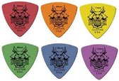 Clayton Duraplex rounded triangle starters setje plectrums 0.50 - 1.14 mm 6-pack