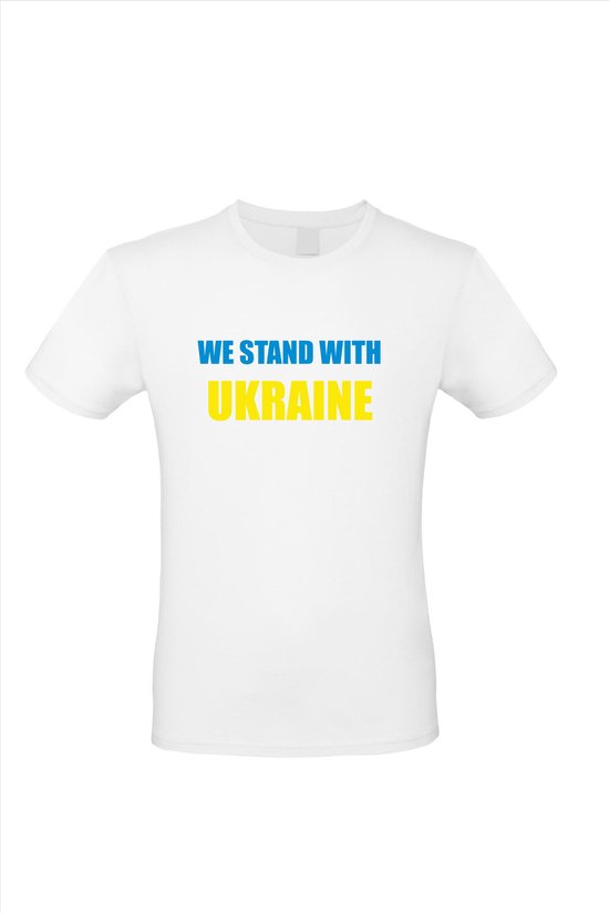 T shirt Oekraine We Stand With Ukraine | Ukraine |Shirt met Oekraine vlag