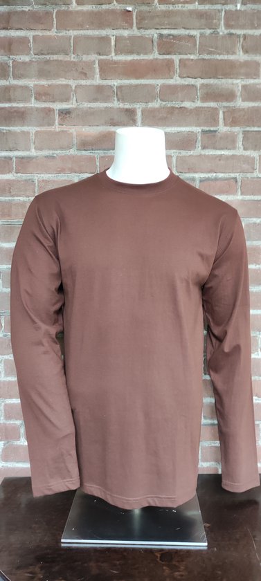 RIXIP Bamboe tshirt bruin – 3XL#21.01